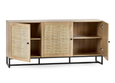 Padstow Oak Sideboard - inside